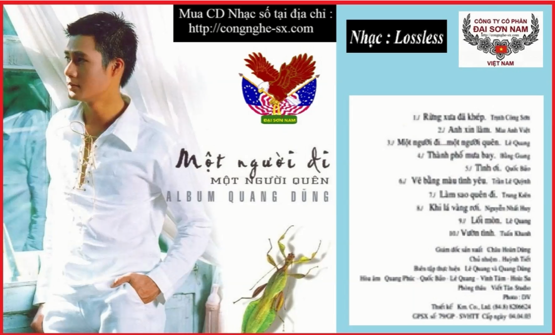 MOT NGUOI DI MOT NGUOI QUEN - QUANG DUNG