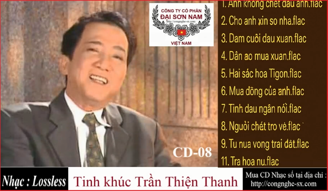 TINH KHUC TRAN THIEN THANH - CD08