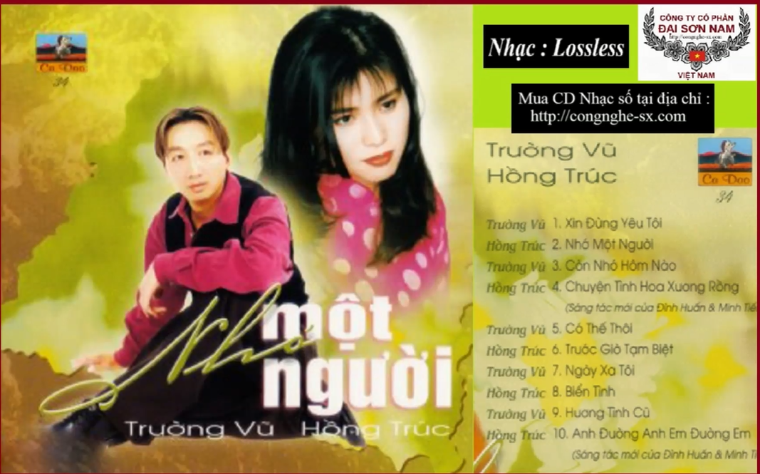 NHO MOT NGUOI - TRUONG VU