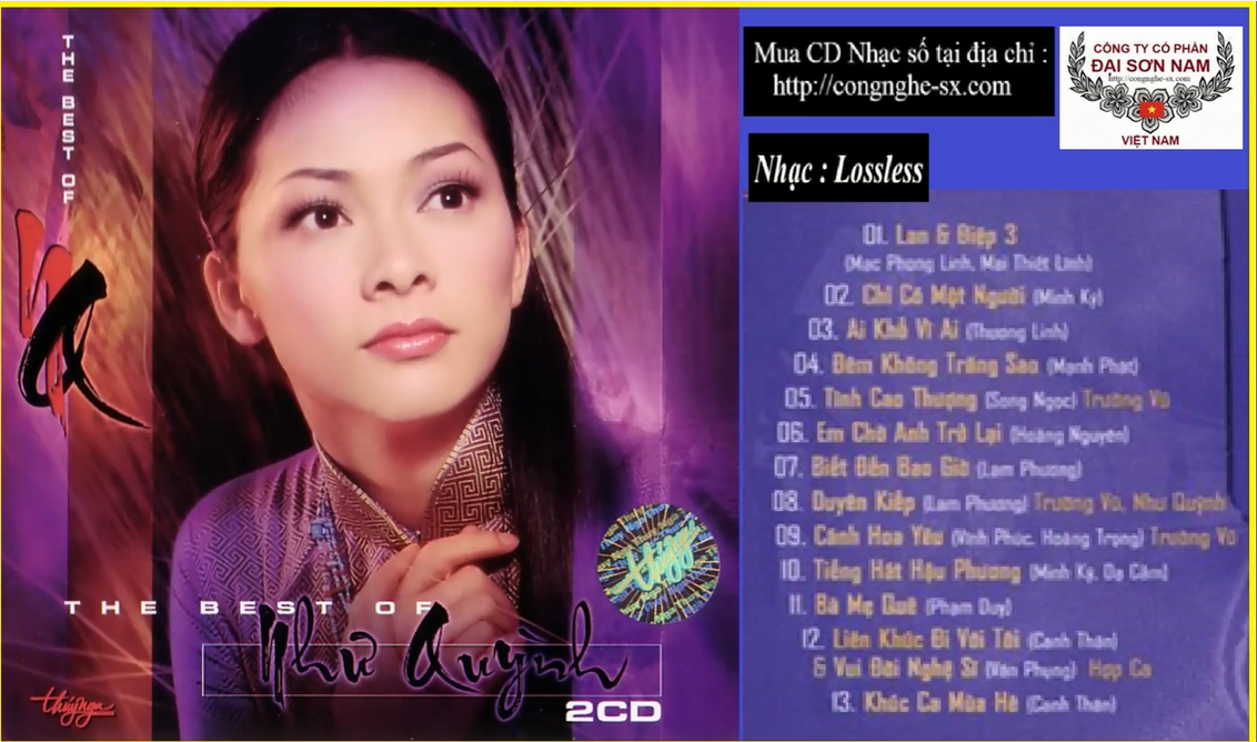 THE BEST OF NHU QUYNH - CD01
