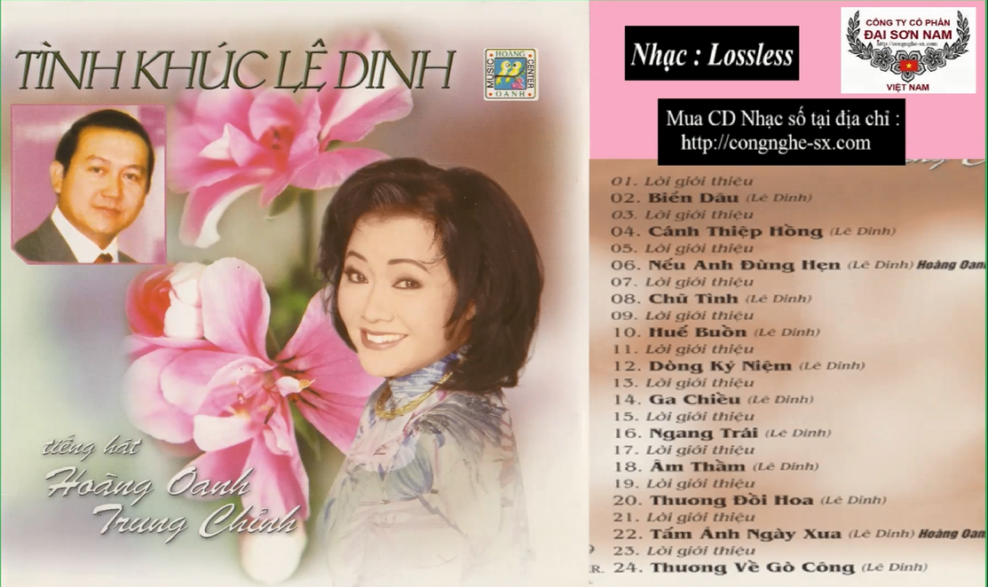 TINH KHUC LE DINH-CD01 - HOANG OANH