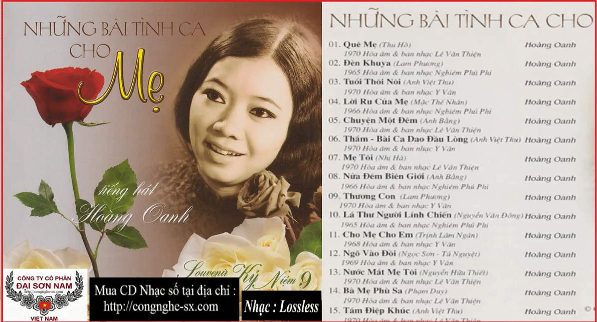 NHUNG BAI TINH CA CHO ME - HOANG OANH