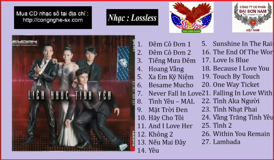 LIEN KHUC TINH YEU - ASIA