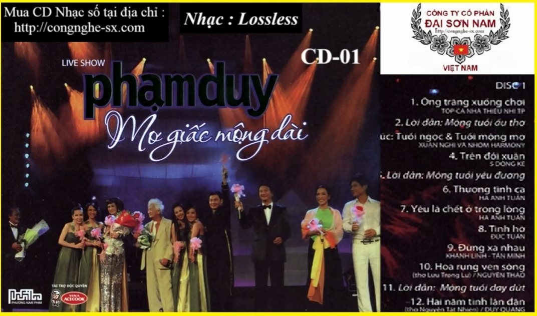MO GIAC MONG DAI - PHAM DUY - CD01