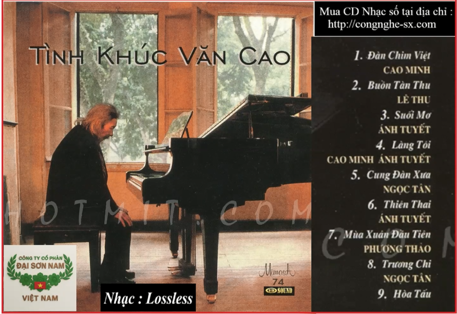 NHUNG TINH KHUC VAN CAO - CD03