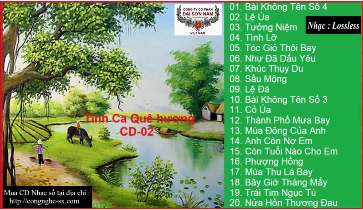 TINH CA QUE HUONG-CD03