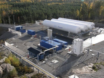 Factories, production, biogas, - Finland