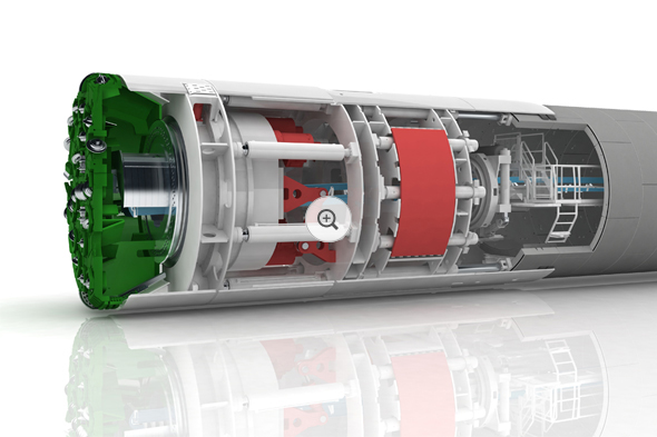 Synchronous equipment, works, tunnel - Germany