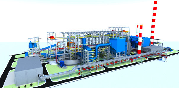 Plant, sintered ore, in steel-Luxembourg complex