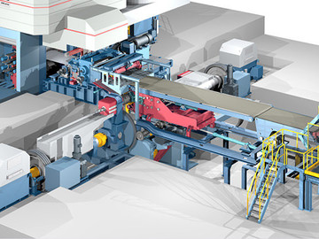 Nhà máy, sản xuất, tôn mạ màu (Germany).