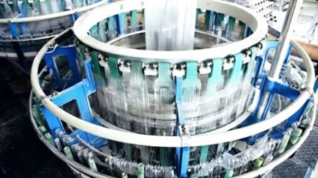 PP fiber packaging factory.